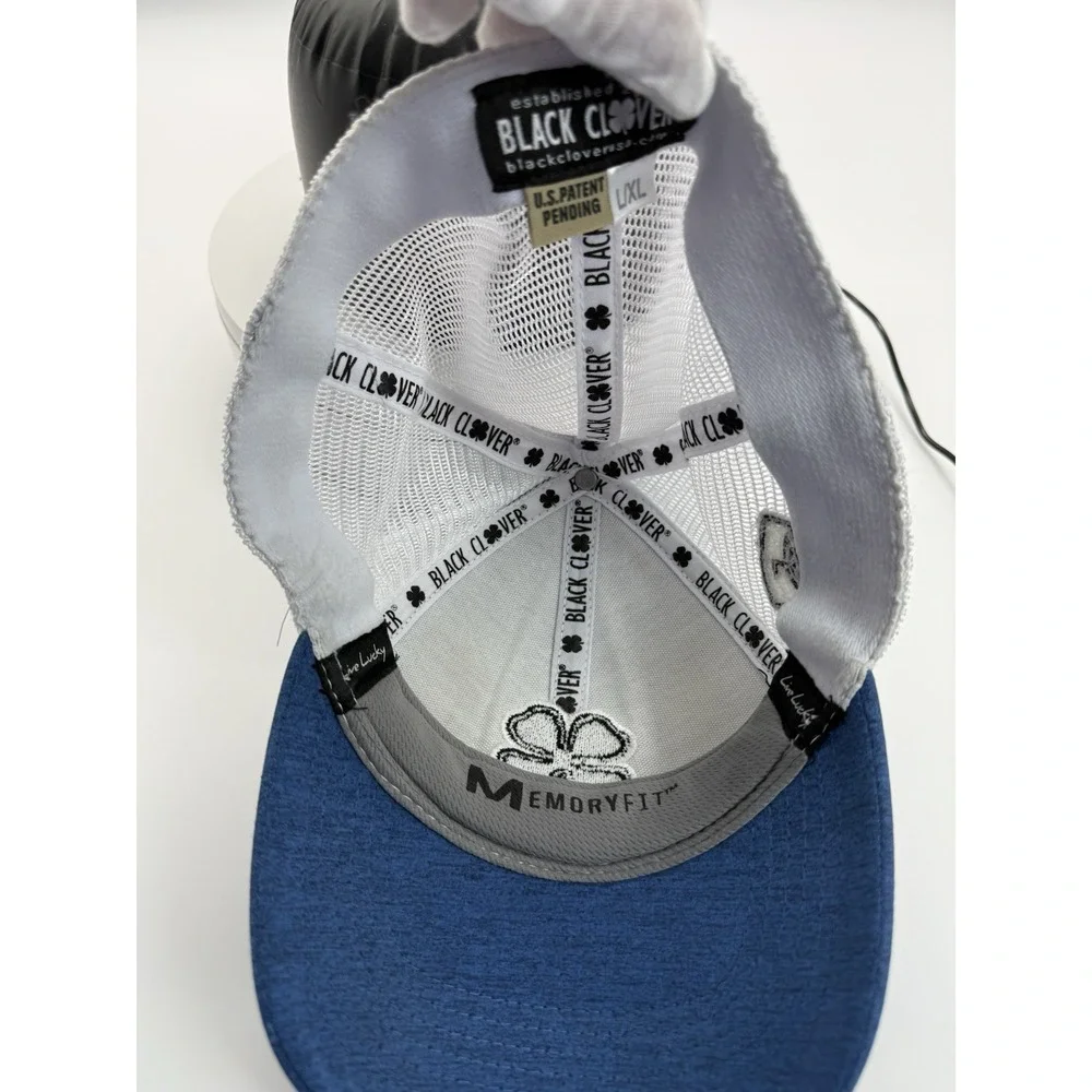 Blue Clover Trucker Cap‎ Top Golf White Snapback Live Lucky Hat